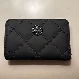 Tory Burch Black Quilted Wallet